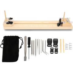 Паракорд браслет устройства, ткачество деревянный каркас сталь паракорд иглы DIY комбинации инструмент защелки помощь для паракорда, ворот