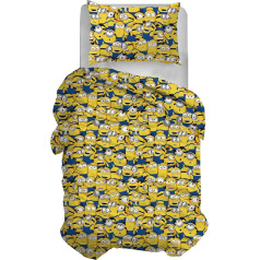 Гермет Миньоны Односпальный Пододеяльник Квадрат 100% Хлопок Официальный продукт