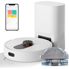 ROIDMI EVE ROOK робот-пылесос с функцией швабры всасывающая станция - 5000Pa пылесос робот протирать LiDAR навигации самоочистки автоматический 75 дней