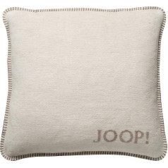 Подушка Joop! 754653 Plain Doubleface Cushion Natural Sand Cotton Polyacrylic Размеры: 50 см x 50 см