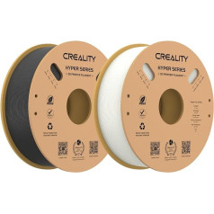 Creality Hyper PLA Filament Bundle, 1.75 мм, 2 кг, для 3D принтеров, 3D принтерный материал PLA разработан для высокой скорости 30-600 мм/с, точность размеров ± 0.03 мм (