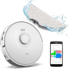 Робот-пылесос MEDION с лазерной навигацией и функцией уборки X10 SW (сильная мощность всасывания 2 700 Па, 2-в-1 робот-пылесос, точное создание карты,