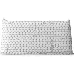Подушка Homey Carbon Memory Foam - отличная адаптация и антистресс - 150 x 40 см