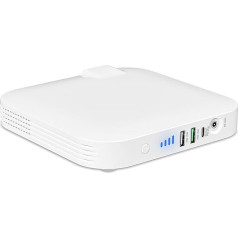 Портативная электростанция 65WH, SBAOH 100W солнечный генератор с AC/DC/USB, безопасный с защитой BMS, 3 режима светодиодного освещения, солнечная элек