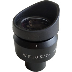 Mikroskop-Zubehör, WF10X, 22 мм, 23 мм, 24 мм, verstellbar, hoher Augenpunkt, Weitwinkel, biologisches Mikroskop-Okularobjektiv, 23,2 мм, Haltbarkeit und zuverlässige Leistung (1 Stück, 22 мм)