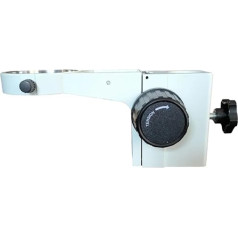 Mikroskop 76 mm weißes Mikroskop-Fokussiergestell - verstellbarer 32 mm Säulenlochkopf-Fokushalterarm for binokulares Trinokular-Mikroskop