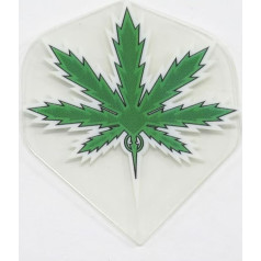 US Darts Ruthless Standard Clear Marijuana Dart Flights - 100 Micron Extra Tough - 3 комплекта (9 Flights)