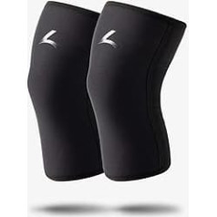 Рукава для пауэрлифтинга reeva Unisex Adult, коленный рукав 7 мм