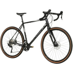 Airtracks 28 Inch Men's Gravel Bike Whisper 7.0 Bicycle 2 x 10 Speed Shimano GRX-400 Black - Высота рамы 52 см и 56 см - Модель 2024