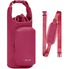 Чехол для переноски бутылок с водой Ceneda с карманом для телефона, 900 мл, 1,2 л, изолированный держатель для бутылок с водой с регулируемым плеч