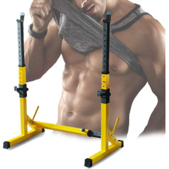 ZhiLianZhao Профессиональная регулируемая стойка для приседаний с многофункциональным силовым тренингом высокоэффективная квадратная стойка