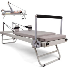 Generisch Pilates Reformer для домашних упражнений, многофункциональная складная кровать для йоги с регулируемой интенсивностью, фитнес-оборудование