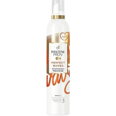 Pantene Pro-V Питательный мусс, Идеальные волны, 200 мл, с маслом арганы, уровень фиксации 3, придает блеск и яркость волнам, Уход за волосами