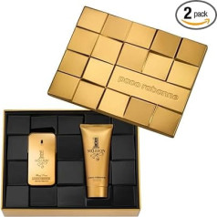 Подарочный набор Paco Rabanne 1 MILLION Christmas 2016: 50 мл туалетной воды EDT и 100 мл геля для душа