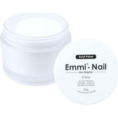 Акриловая пудра Emmi Nail - дизайн ногтей с акрилом, низкий запах, натуральный вид (30 г, 