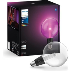 Philips Hue White & Colour Ambiance Lightguide Smart LED Lamp, форма Эдисона, ST70, диммируемые светодиодные лампы для системы освещения Hue с 16 миллионами цветов, интелле