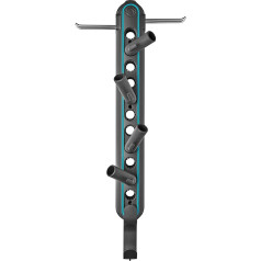 Gardena combisystem Flex Tool Rail: система органайзеров для домашних и садовых инструментов, включает в себя отдельные заглушки, изготовлена из перерабо