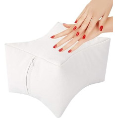 Подушка для рук для маникюра Nail Art Hand Cushion Armrest Salon Manicure Nail Care Cushion Gel Nails Accessories (White)