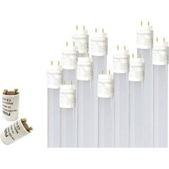 25 x 150 см LED трубка G13 T8 люминесцентная / 24 Вт нейтрально-белый (4200 K) 2430 люмен 270° угол луча / в комплекте стартовый набор из 25 штук / молочно-бело