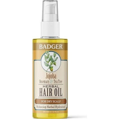 Badger Balm 59,1 мл Масло жожоба для волос при зуде кожи головы