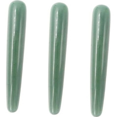 Beavorty Набор из 3 помад Smassage Tool Slico Hand Made Eye Massage Roller Skin Care Tools Roller Massager Crystal Tool Pointed Stick Scroll Wheel Massage Stick