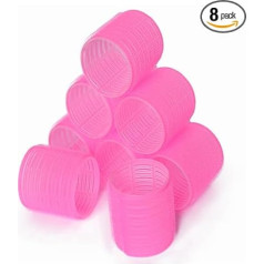 MIDHILL большие самоклеящиеся бигуди для волос 55 мм самодержащиеся бигуди для волос DIY бигуди для женщин мужчин 8 шт.