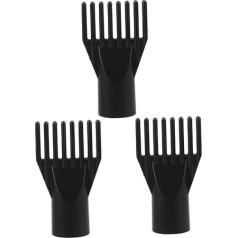 minkissy Pack of 3 Pet Water Blower Accessories Comb Hair Dryer Combs Hair Dryer Hairdressing Tool Creative Dryer Nozzle Styling Tool Universal Appendix Hair Blower Hair Dryer Round Mouth ABS