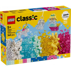 Lego Blocks classic 11040 волшебный набор с прозрачными блоками