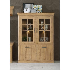 Möbelando Деревянная витрина Kalamaria I Waterford Oak