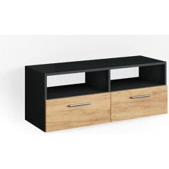 Vicco Тумба Diego, дуб антрацит/золотистый крафт, 95 x 38 см