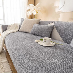 ‎Nitoope Сделано из мягкого шенилла диван крышка 1/2/3/4 мест L Форма дивана диван крышка угловой диван крышка универсальный нескользящий диван 