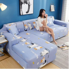 YLXD 2 шт. L-образный диван защитный чехол защита домашних животных нескользящие пятна устойчивы машина стиральная мебель защита современный