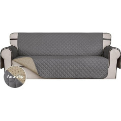 ‎Issuntex ISSUNTEX Супер нескользящие чехлы для дивана на 3 подушки, диван, водонепроницаемый стеганый чехол для дивана, защитник мебели для собак,