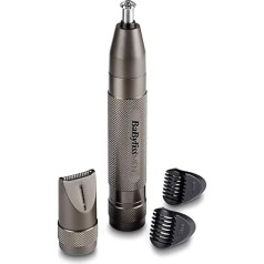 BaByliss MEN Diamond Precision 3-в-1, триммер для волос в носу и ушах, триммер для бровей, триммер для деталей, триммер для волос в носу, триммер для волос в у