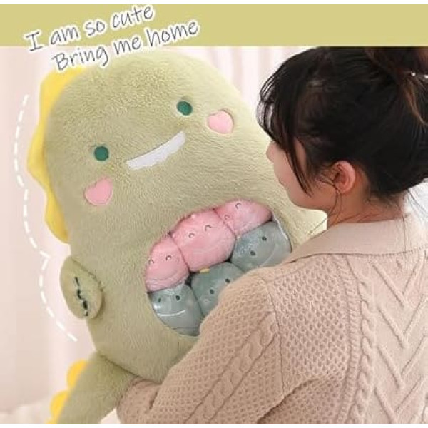 Kekeso динозавр чучело животного плюшевая игрушка, милый динозавр бросить подушку с 6 дино плюшевые куклы творческие подарки для детей (диноз