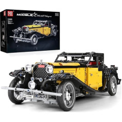 Mould King 13080 Technic vintage car building kit, 3564 строительных блока, Technic vintage car building blocks, building toy vehicles (without motor)