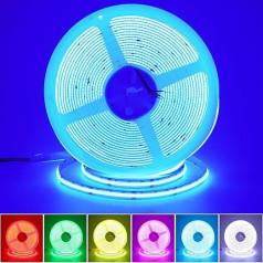 JOYLIT 24 В COB RGB светодиодная лента 10 м 840 светодиодов / м высокой плотности чрезвычайно яркий без точек IP20 светодиодная лента фея огни 14 Вт / м ди