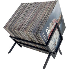 REGAL DISPLAY Хранение виниловых пластинок - 12-дюймовый дисплей-подставка для книг и альбомов для хранения пластинок и LP-органайзер