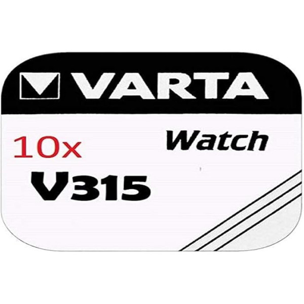 Varta V315 SR716SW Монетный элемент питания 10 шт. серебристый
