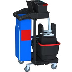 ARCORA Ecoblack 100 Тележка для уборки и обслуживания, 1 штука, Тележка для уборки и обслуживания изготовлена из 98% переработанного материала