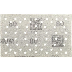 Mirka Iridium Premium Sandpaper 81 x 133 мм Velcro 54-Hole Grain 80 Pack of 100 / для шлифовки краски, шпателя, грунтовки, дерева, стали, минеральных материалов, пластика
