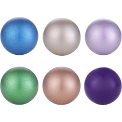 Morella Ladies Angel Health Balls Набор из 6 шаров диаметром 16 мм, бронза золото сиреневый зеленый синий и фиолетовый