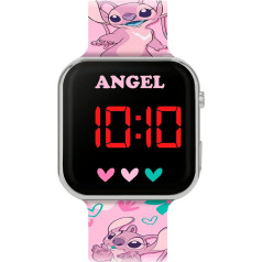 Disney Lilo and Stitch LAS4087 LED Rose Watch One Size, роза, браслет