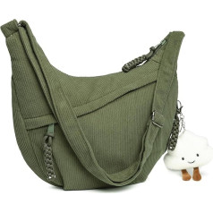Micmores плечо сумка полумесяц сумка вельвет Crossbody сумки для женщин, несколько карманов Слинг сумка хобо полумесяц сумка крест тела сумка для п