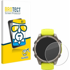 Закаленное стекло BROTECT для Garmin Fenix 8 Solar (47 мм) 9H Real Glass Screen Protector
