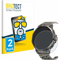 BROTECT Антибликовый экран протектор для Tesofit Smartwatch 1,85 дюйма (круглый) (упаковка из 2) Матовый экран протектор пленка анти-отражение анти-отпеча