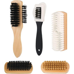 Замшевая щетка для обуви Набор из 5 универсальных замшевых щеток для обуви Набор щеток для ухода за замшей Щетка из нубука Щетка из кожи Кре