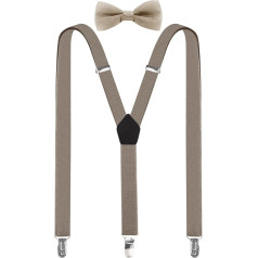 Sichtbare Брекеты для мальчиков с галстуком-бабочкой, регулируемая Y-образная форма для детей в возрасте 1-7 лет с ростом 85-135 см, идеально подходи