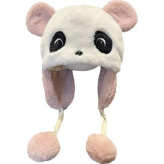 Embhlitfe Детская зимняя шапка, плюшевая шапка для детей, теплая шапка-бини для детей с клапанами для ушей, детская теплая вязаная шапка для дев