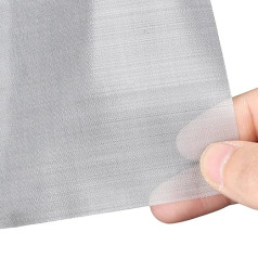 SXEVZOO Edelstahl Gitter Netz Filtersieb Blatt Filtrationstuch 304 Stahl Gewebe Hardware Tuch 150 Mesh Rostet Nie Für Filterung Staubentfernung Und Abtrennung(1x4m)